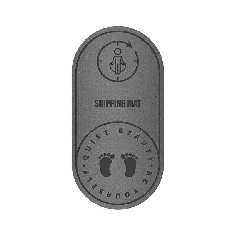 Anti-Noise TPE Non-Slip Jump Rope Mat - Shock Absorbing Exercise and Yoga Pad for Home Gym and Outdoor Fitness
