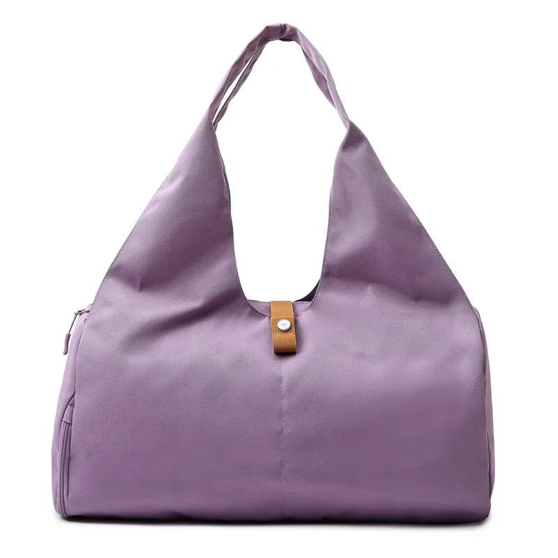 Stylish Women's Yoga & Fitness Travel Handbags with Shoe Pocket - Perfect for Swimming, Training, and Weekend Getaways!
